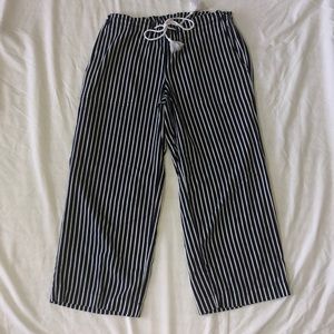 Ralph Lauren Navy & White Stripe Pants Size Small
